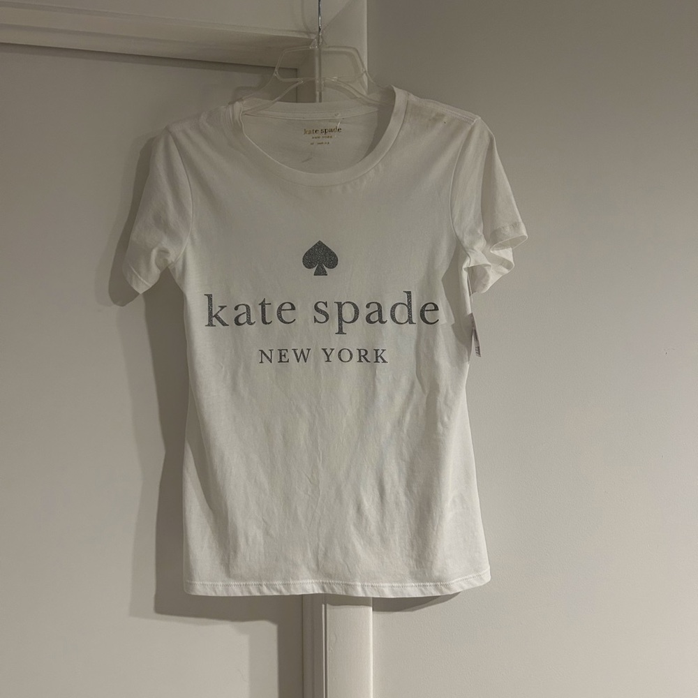 Kate Spade White Short Sleeve Tee